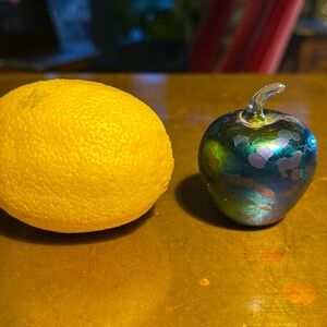John Ditchfield apple paperweight
